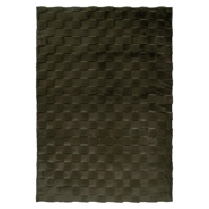 Kayoom Hochflorteppich Botany 625 (Grün, 230 x 160 cm, 100 % Polyester)