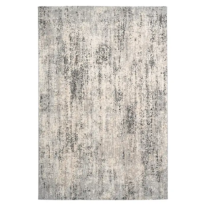 Kayoom Kurzflorteppich Sail 702 (Grau, 290 x 200 cm, 70 % Polypropylen, 30 % Polyester)
