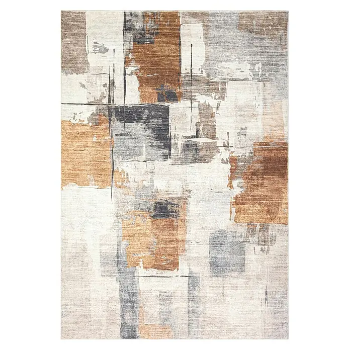 Kayoom Kurzflorteppich Elegantica 325 (Terrakotta, 330 x 230 cm, 80 % Polyester, 20 % Baumwolle)