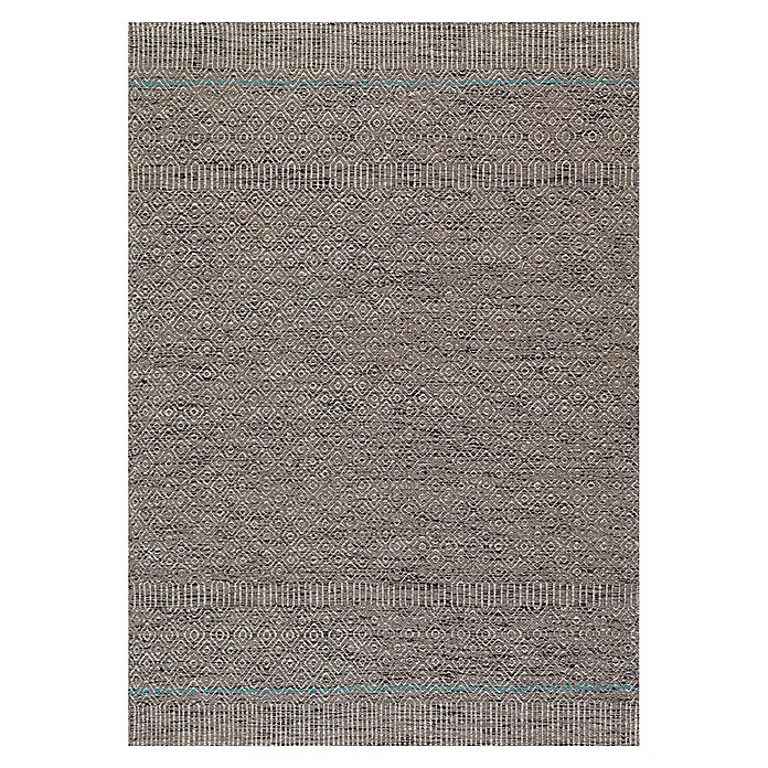 Kayoom Flachgewebeteppich Chic 8140 (Grau, 160 x 90 cm, 55 % Viskose, 45 % Wolle)