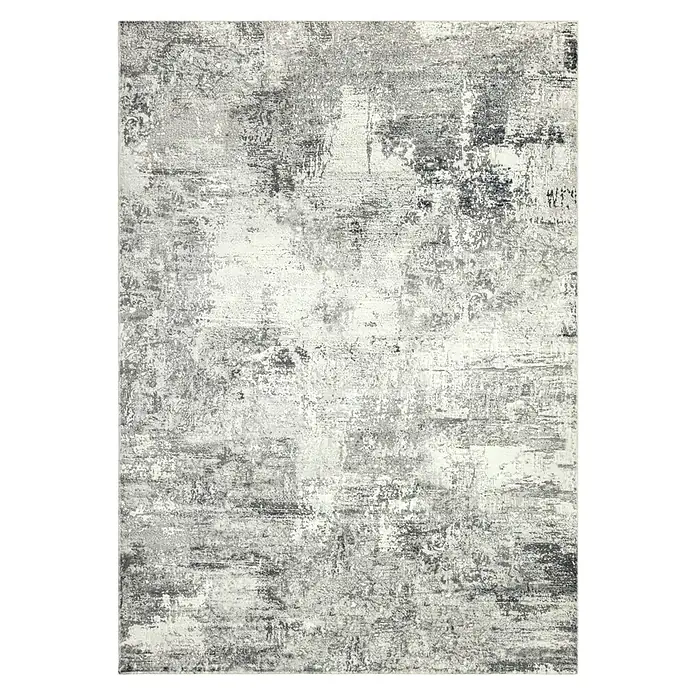 Kayoom Kurzflorteppich Elegantica 330 (Grau, 230 x 160 cm, 80 % Polyester, 20 % Baumwolle)
