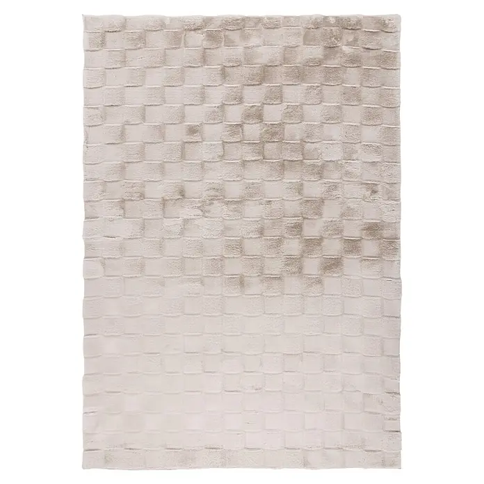 Kayoom Hochflorteppich Botany 625 (Helltaupe, 230 x 160 cm, 100 % Polyester)