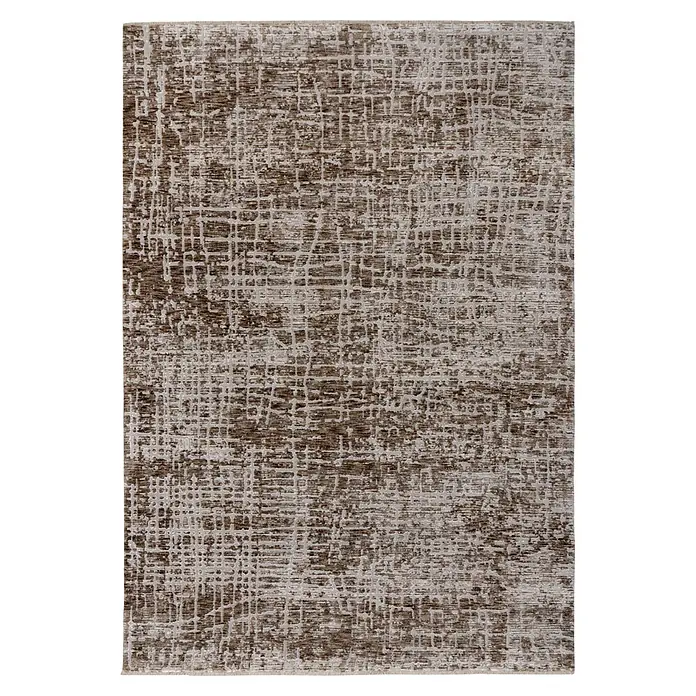 Kayoom Kurzflorteppich Amora 260 (Braun, 150 x 80 cm, 100 % Polyester)