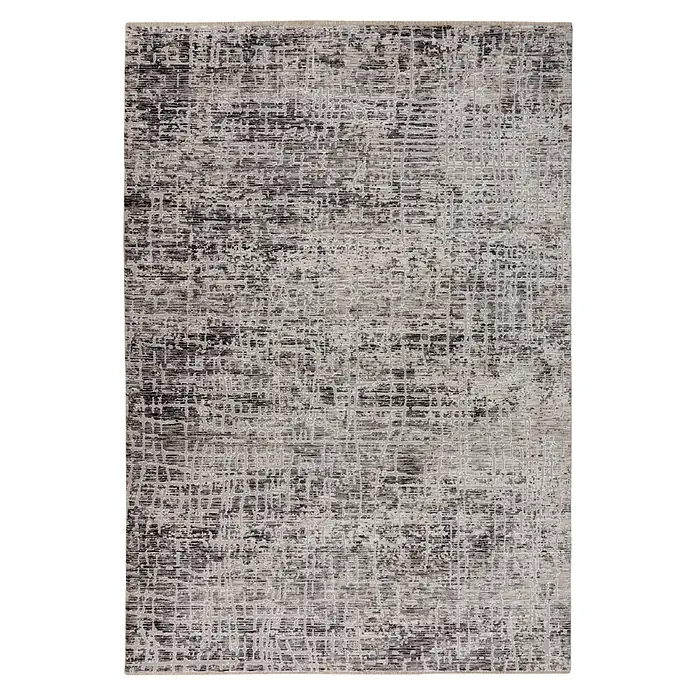 Kayoom Kurzflorteppich Amora 260 (Grau, 170 x 120 cm, 100 % Polyester)