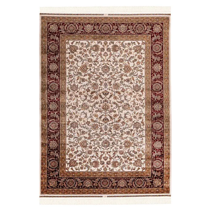 Kayoom Kurzflorteppich Babil 310 (Creme, 290 x 200 cm, 100 % Modal)
