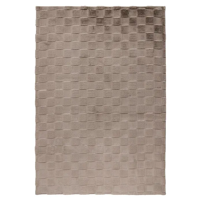 Kayoom Hochflorteppich Botany 625 (Taupe, 150 x 80 cm, 100 % Polyester)