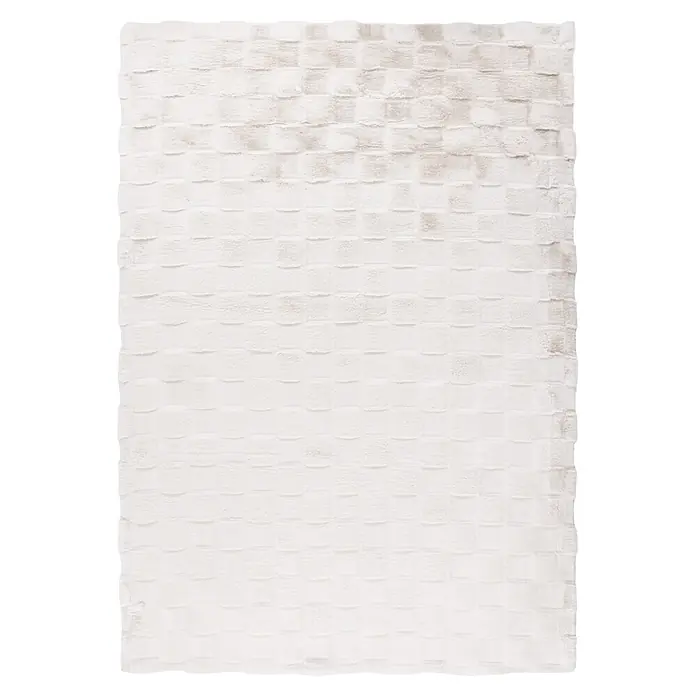 Kayoom Hochflorteppich Botany 625 (Elfenbein, 150 x 80 cm, 100 % Polyester)