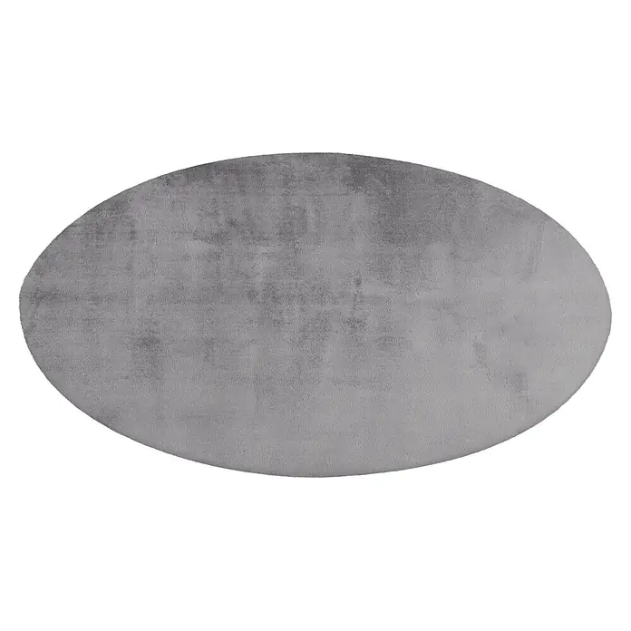 Kayoom Fellteppich Cross 425 (Silber, Durchmesser: 160 cm, 100 % Polyester)