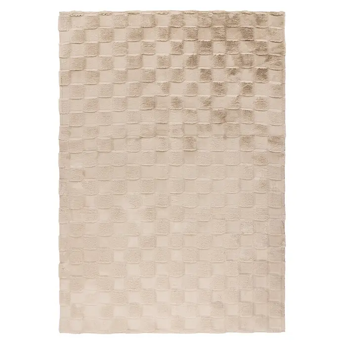 Kayoom Hochflorteppich Botany 625 (Beige, 150 x 80 cm, 100 % Polyester)