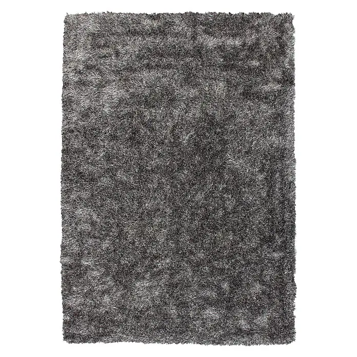 Kayoom Hochflorteppich Diamond 725 (Grau/Weiß, 330 x 240 cm, 100 % Polyester)