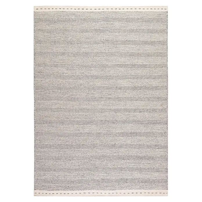 Kayoom Wollteppich Bombay 343 (Silber, 150 x 80 cm, 100 % Wolle)