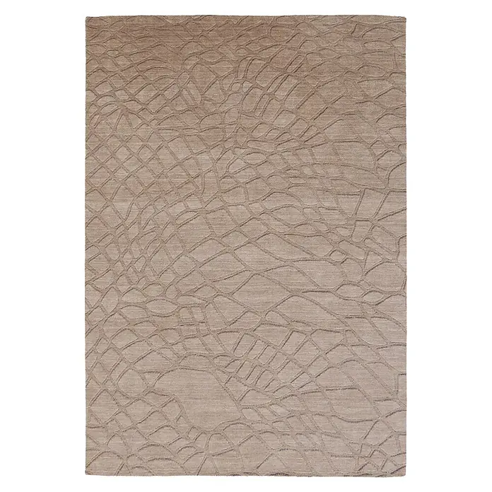 Kayoom Wollteppich Ganges 710 (Braun, 150 x 80 cm, 100 % Wolle)