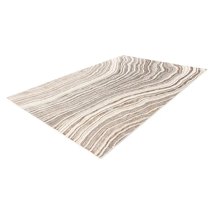 Kayoom Kurzflorteppich Chalk 225 (Silber/Beige, 170 x 120 cm, 100 % Polyester)