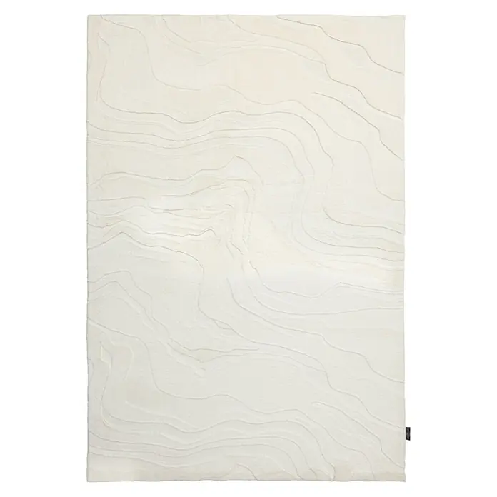 Kayoom Kurzflorteppich Cosmic 525 (Weiß, 230 x 160 cm, 85 % Polyester, 15 % Wolle)