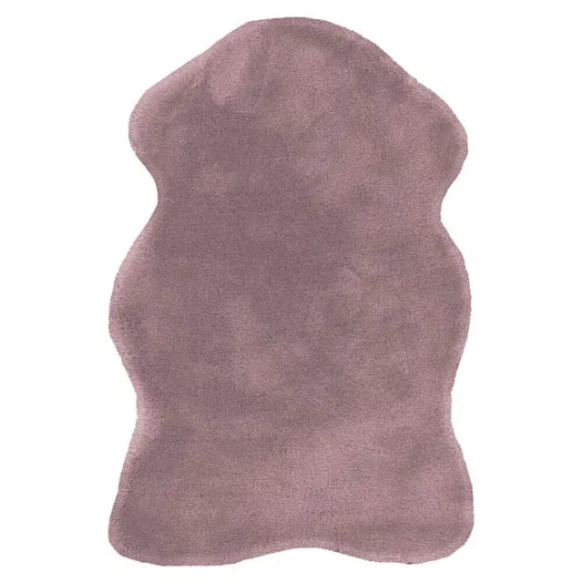 Kayoom Kunstfell Rabbit Sheepskin 225 (Lila, 90 x 60 cm, 100 % Polyester)
