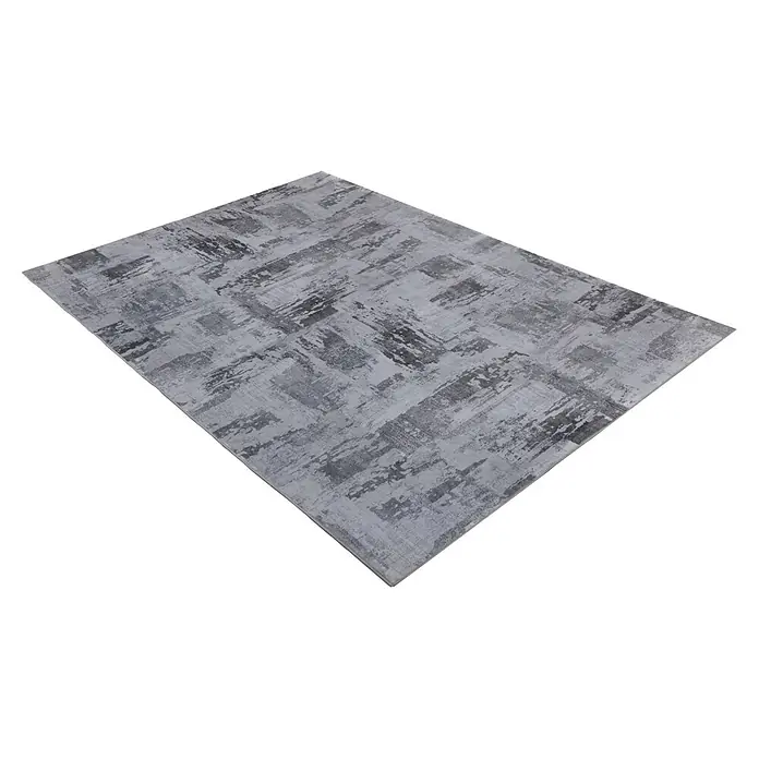 Kayoom Kurzflorteppich Visionary 128 (Grau, 170 x 120 cm, 80 % Polyester, 20 % Baumwolle)