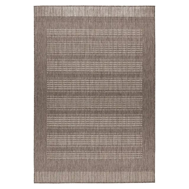 Kayoom Outdoor-Teppich Nibru 125 (Taupe, 290 x 200 cm, 100 % Polypropylen)