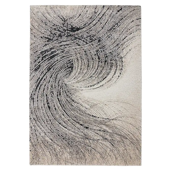 Kayoom Kurzflorteppich Firenze 487 (Grau, 200 x 140 cm, 70 % Polypropylen, 30 % Polyester)