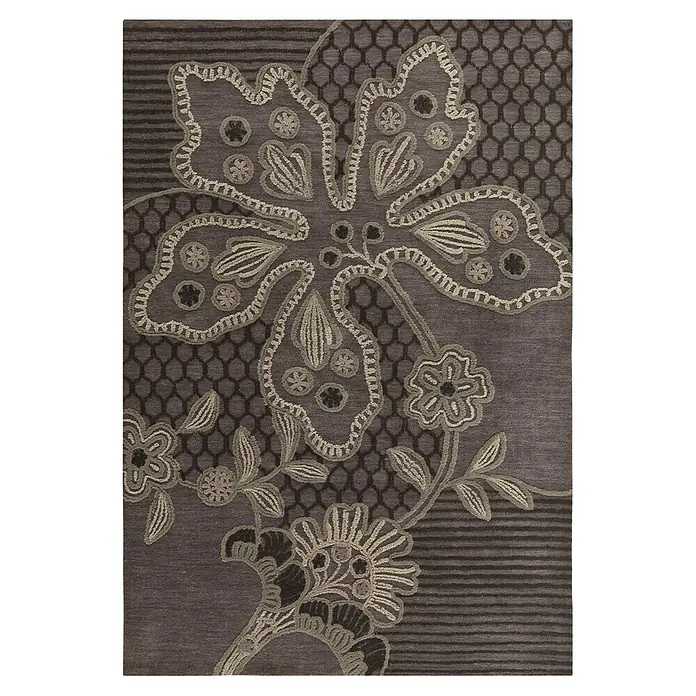 Kayoom Kurzflorteppich Mood 4306 (Braun/Beige, 160 x 90 cm, 100 % Modacryl)