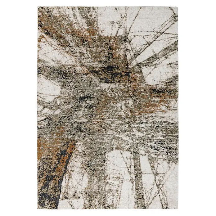Kayoom Kurzflorteppich Firenze 485 (Grün, 230 x 160 cm, 70 % Polypropylen, 30 % Polyester)