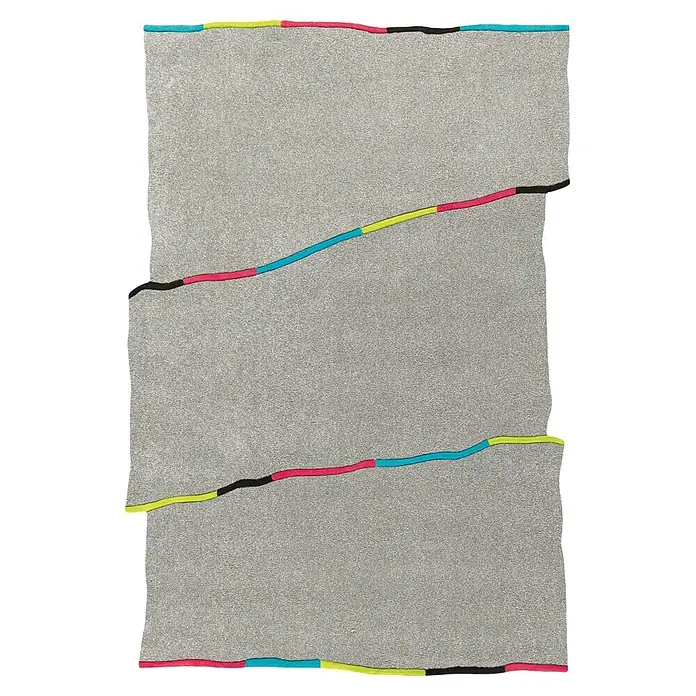 Kayoom Kurzflorteppich Spirit Frisee 3107 (Hellgrau, 240 x 170 cm, 100 % Modacryl)