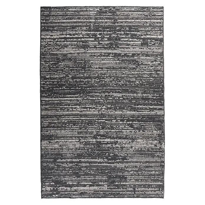 Kayoom Flachgewebeteppich Kalea 125 (Grau, 170 x 120 cm, 100 % Polyester)