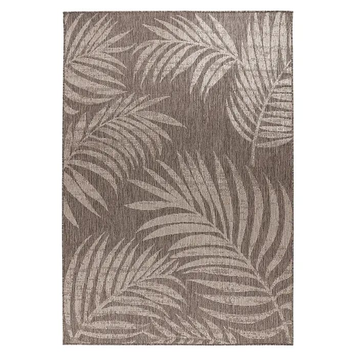 Kayoom Outdoor-Teppich Nibru 725 (Taupe, 170 x 120 cm, 100 % Polypropylen)