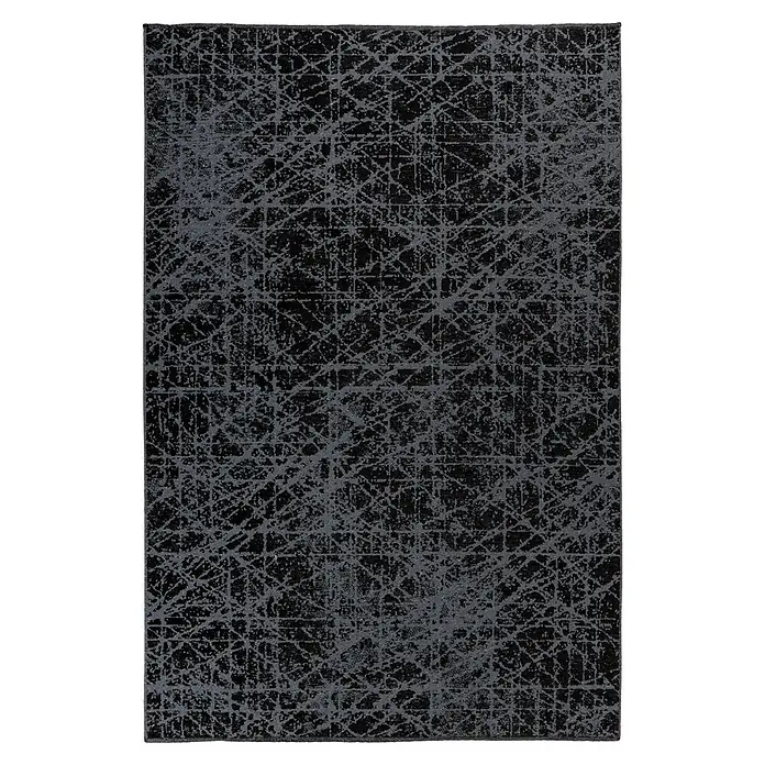Kayoom Flachgewebeteppich Kalea 225 (Grau, 170 x 120 cm, 100 % Polyester)