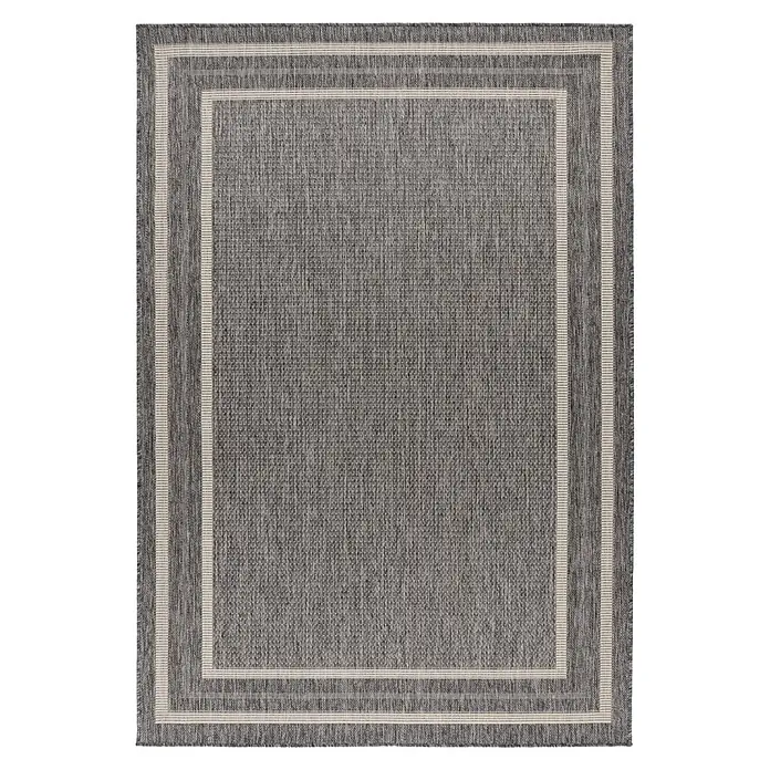 Kayoom Outdoor-Teppich Nibru 325 (Silber, 290 x 200 cm, 100 % Polypropylen)