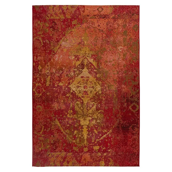 Kayoom Outdoor-Teppich Goliath 653 (Rot, 230 x 160 cm, 76 % Polypropylen, 24 % Polyester)