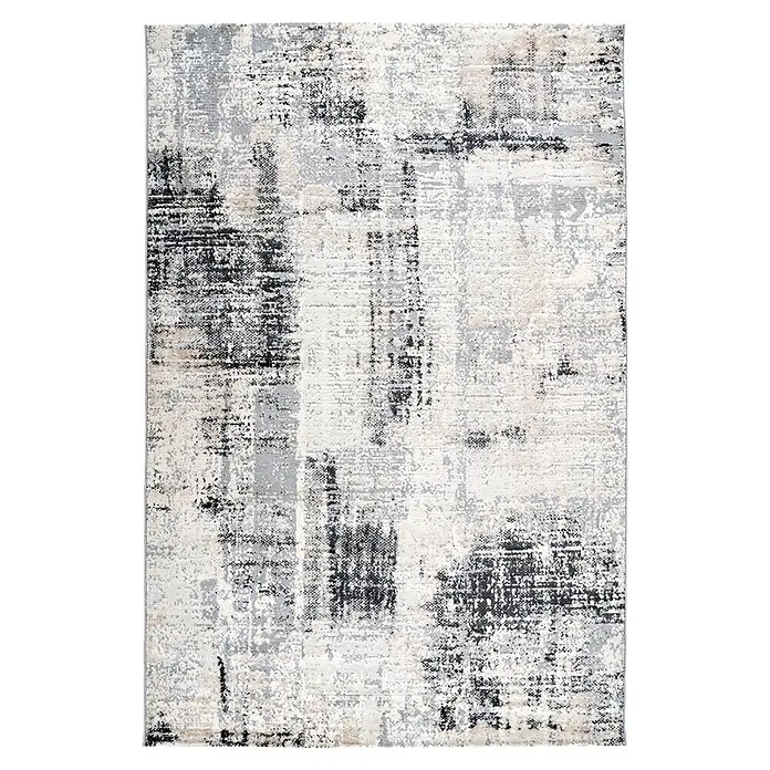 Kayoom Kurzflorteppich Sail 700 (Grau, 290 x 200 cm, 70 % Polypropylen, 30 % Polyester)
