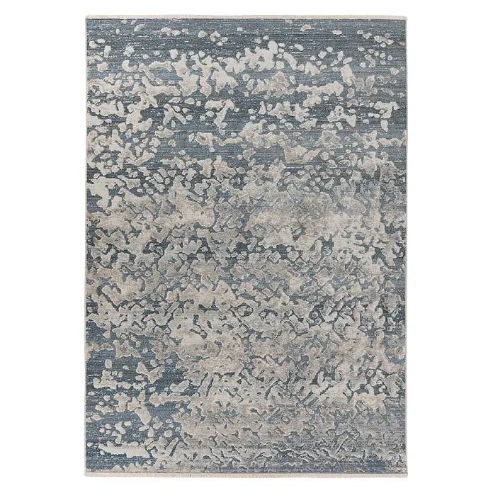 Kayoom Fransenteppich Milan 325 (Anthrazit, 150 x 80 cm, 100 % Polypropylen)