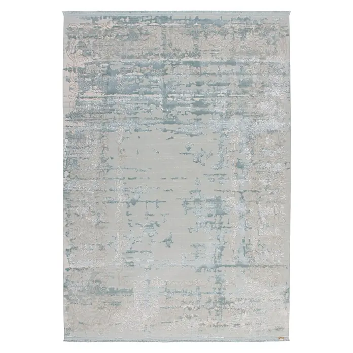 Kayoom Kurzflorteppich Queen 100 (Hellblau, 170 x 120 cm, 70 % Modacryl, 30 % Polyamid)