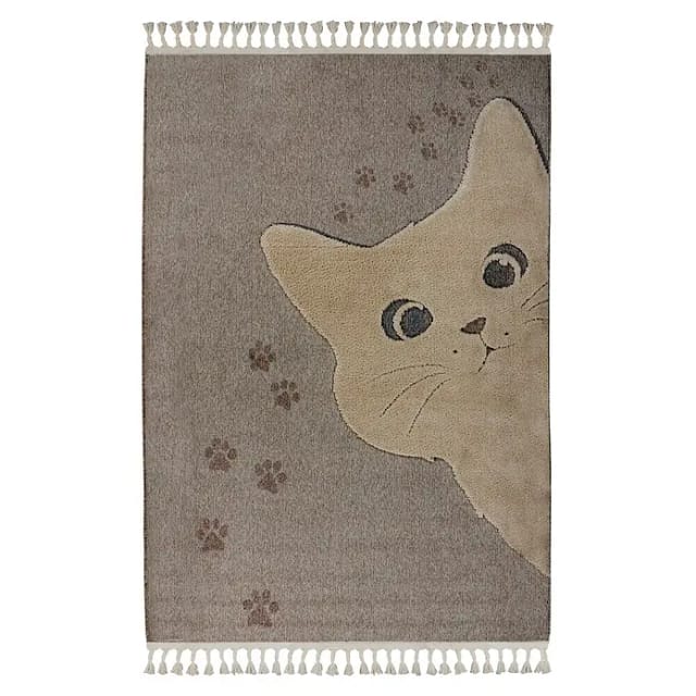 Kayoom Kinderteppich Modena 421 (Grau/Braun, 230 x 160 cm, 100 % Polypropylen)