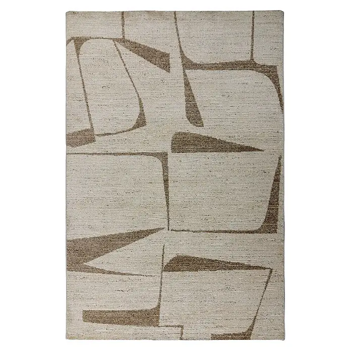 Kayoom Kurzflorteppich Napoli 535 (Creme, 170 x 120 cm, 55 % Polypropylen, 45 % Polyester)