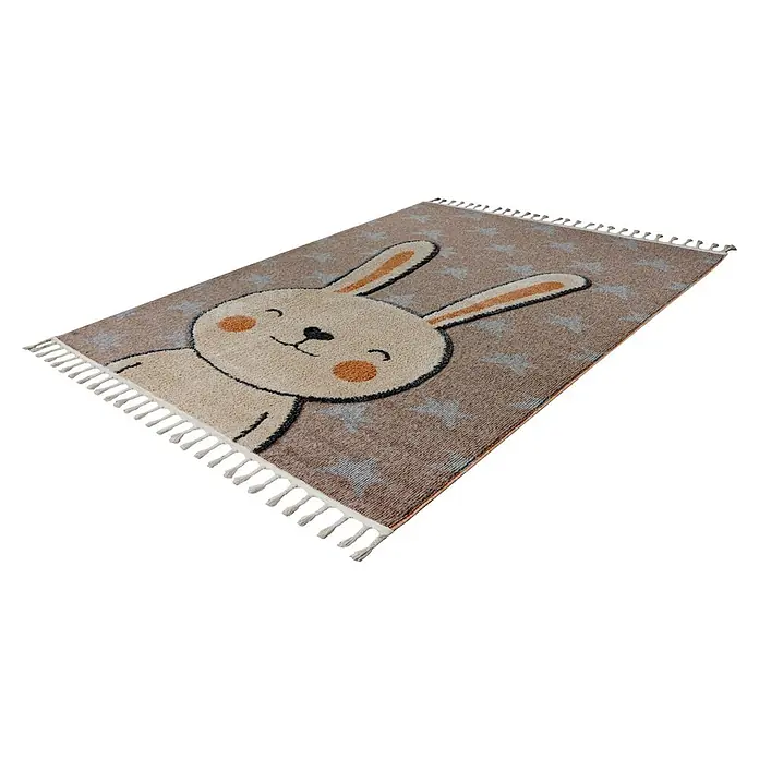 Kayoom Kinderteppich Modena 415 (Beige, 170 x 120 cm, 100 % Polypropylen)