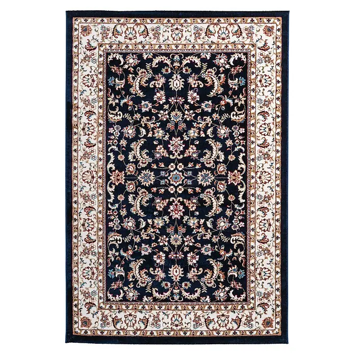 Kayoom Kurzflorteppich Safa 751 (Blau, 230 x 160 cm, 100 % Polyester)