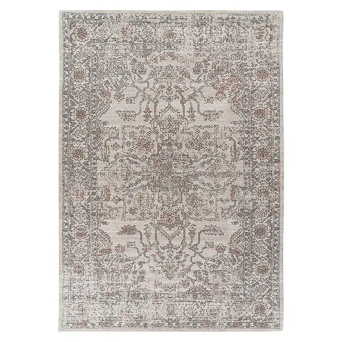 Kayoom Flachgewebeteppich Perry 325 (Beige, 230 x 160 cm, 75 % Baumwolle, 25 % Polyester)