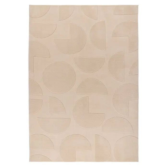 Kayoom Kurzflorteppich Niburi 425 (Beige, 290 x 200 cm, 100 % Polyester)