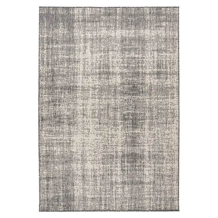 Kayoom Outdoor-Teppich Nibru 625 (Silber, 150 x 80 cm, 100 % Polypropylen)