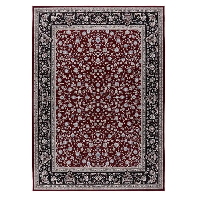 Kayoom Kurzflorteppich Rocks 225 (Rot, 170 x 120 cm, 100 % Polyester)