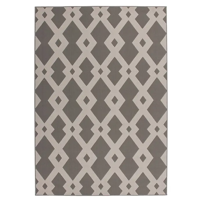 Kayoom Kurzflorteppich Now 125 (Taupe, 150 x 80 cm, 100 % Polypropylen)