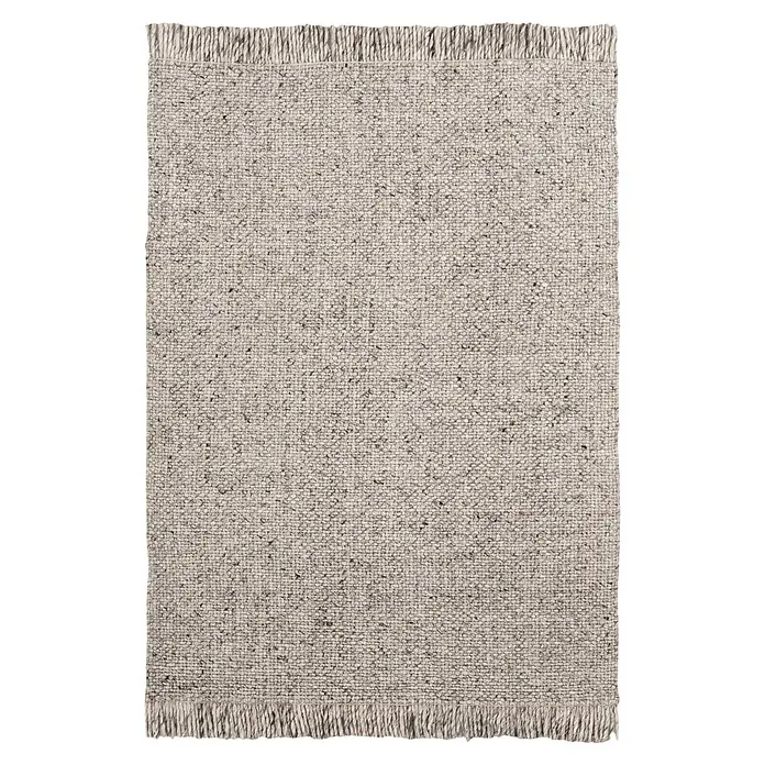 Kayoom Fransenteppich Pixy 525 (Grau, 170 x 120 cm, 60 % Wolle, 40 % Viskose)