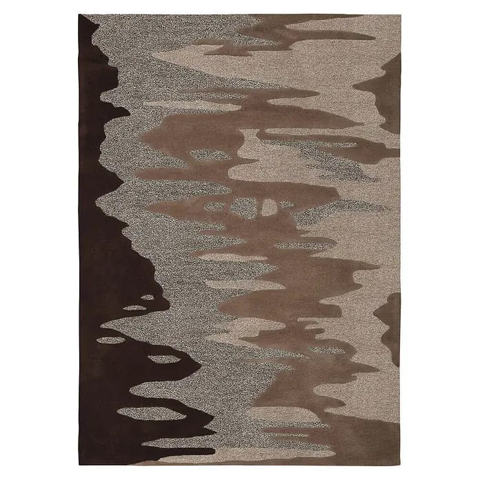 Kayoom Kurzflorteppich Spirit 7104 (Braun, 160 x 90 cm, 96 % Polypropylen, 4 % Modacryl)