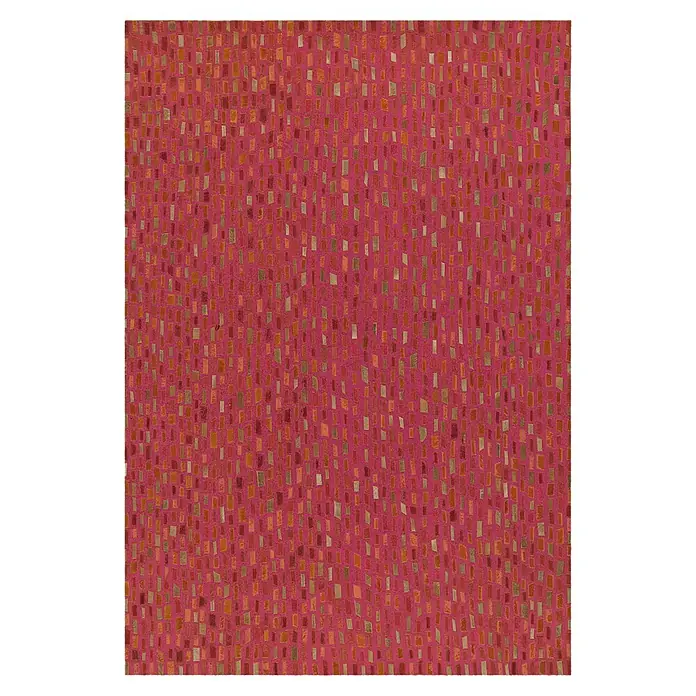 Kayoom Lederteppich Wild 8022 (Rot, 240 x 170 cm, 50 % Leder, 44 % Wolle, 6 % Polyester)