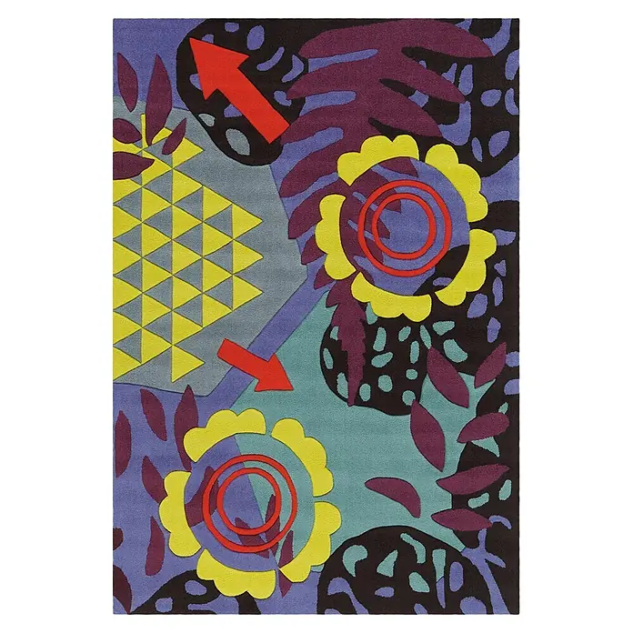 Kayoom Kurzflorteppich Spirit 3136 (Multi, 200 x 140 cm, 100 % Modacryl)