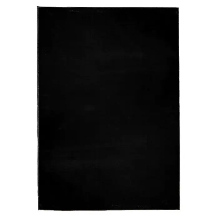 Kayoom Kurzflorteppich Surfacer 225 (Schwarz, 170 x 120 cm, 100 % Polyester)