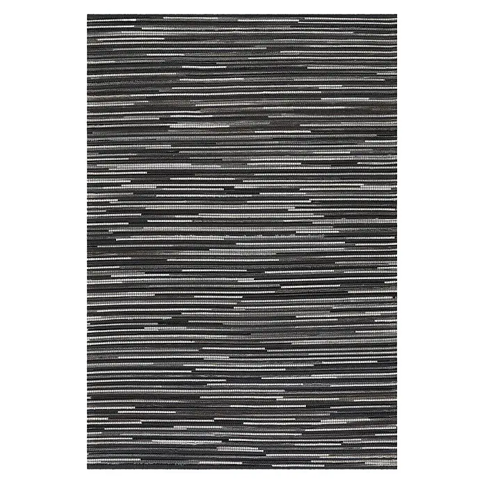Kayoom Lederteppich Wild 8023 (Dunkelgrau, 240 x 170 cm, 50 % Leder, 44 % Wolle, 6 % Polyester)