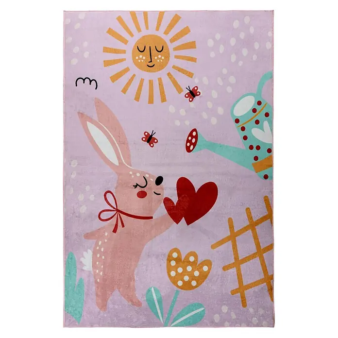Kayoom Kinderteppich Wonder 131 (Rosa, 160 x 115 cm, 100 % Polyester)