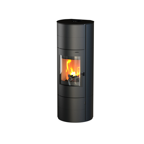 THERMIA Kaminofen »Cumulus Omega XL Ring «, schwarz, Stahl, 7 kW Bild 2